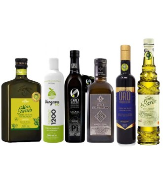 Geschenkset EVOO PREMIUM - Die besten 6 nativen Olivenöle extra der Welt