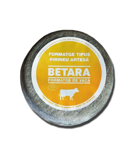 Queso BETARA tipo "Pirineo" de vaca artesano