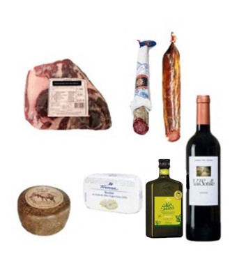 Deluxe Assortment Hamper, 1/2 100% Bellota shoulder