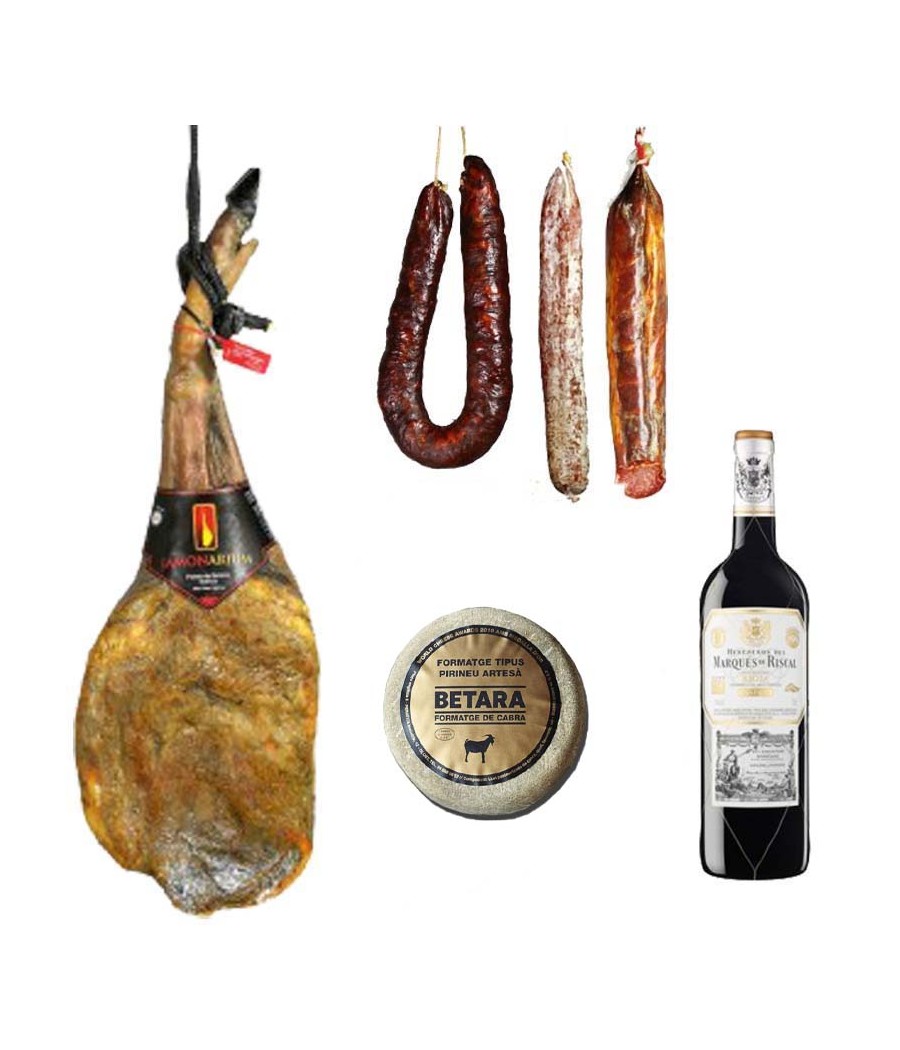 Jamonarium Silber Geschenkset - Größe L