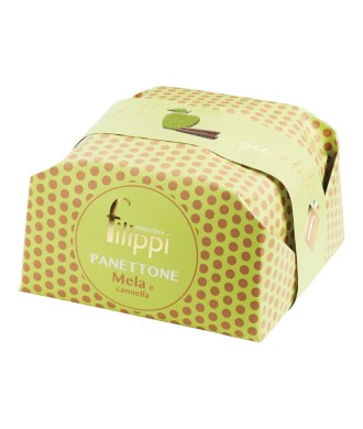 Apple and Cinnamon Panettone 500gr, Filippi