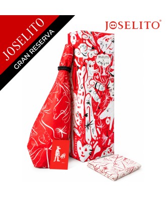Joselito Gran Reserva Schinken 7–8 kg – Limited Edition von Jaime Hayon (Geschenkbox & Tischdecke)
