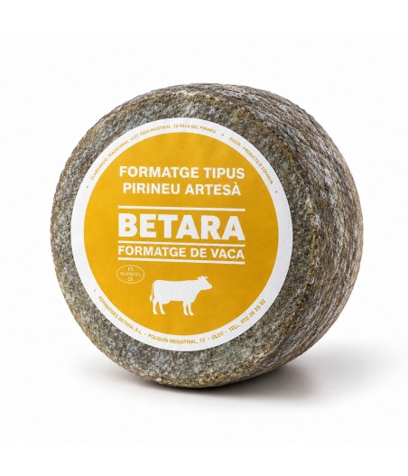 Handwerklich hergestellter Kuhmilchkäse BETARA, Typ „Pirineo“