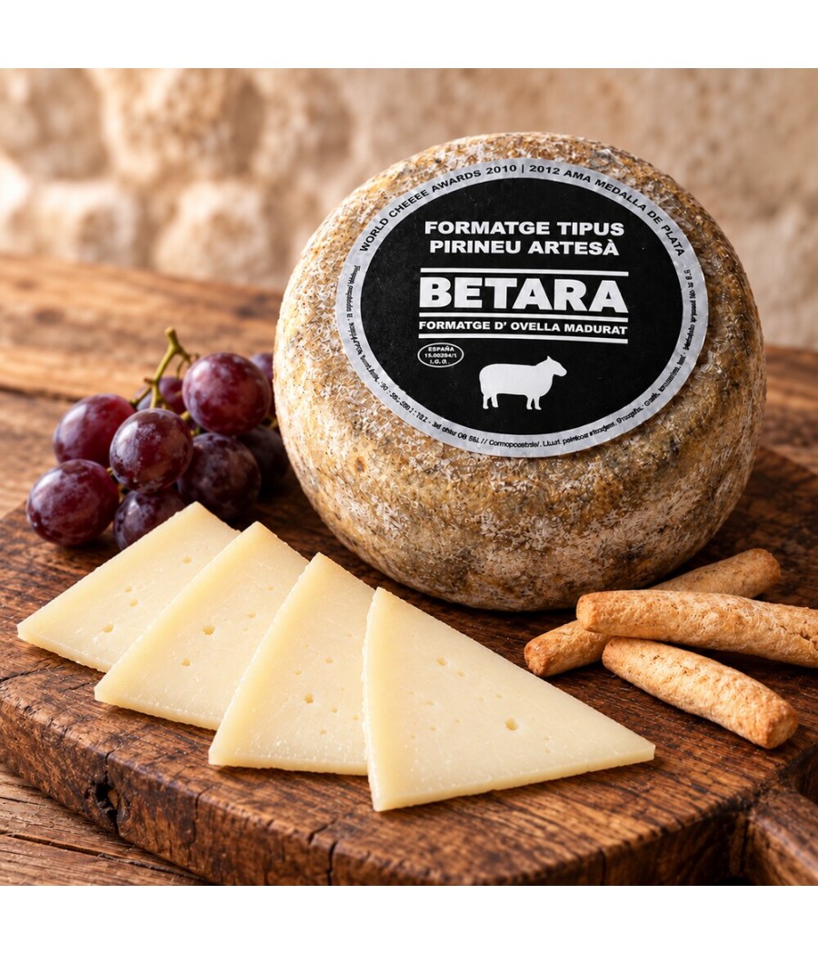 Formaggio artigianale di pecora BETARA (stile "Pirenei")