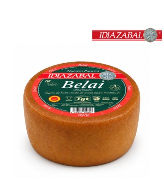 Formatge fumat Bideki llet d'ovella latxa, D.O. Idiazabal - SENCER 3 kg