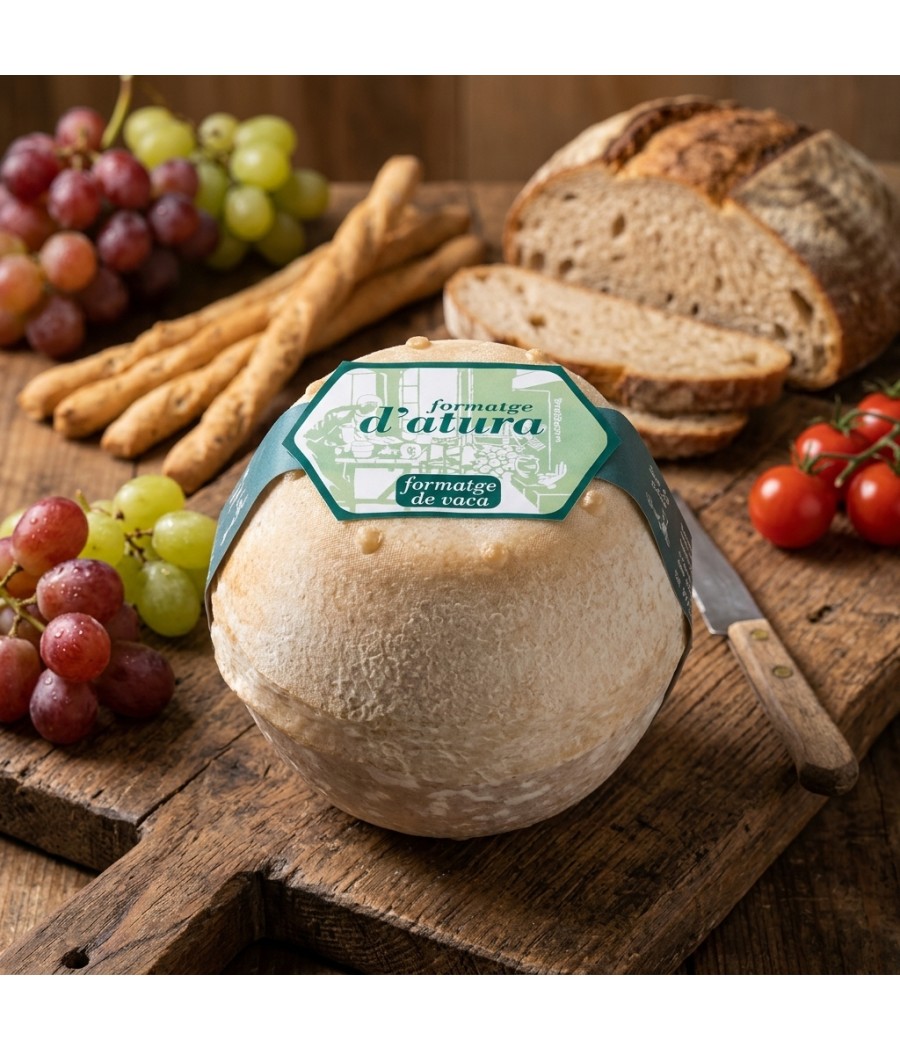 Cheese Atura Sant Gil d'Albió with cow milk - WHOLE