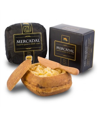 Formaggio stagionato de Mahón Mercadal de latte di vaca, D.O. Mahón - INTERO