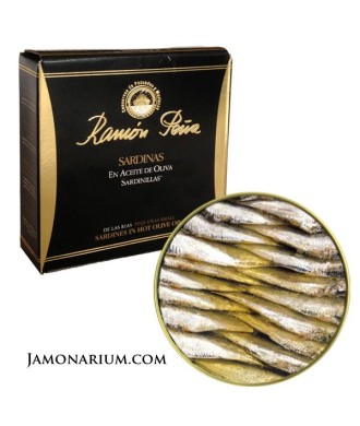 Ramón Peña Sardines in olive oil (25 units) "Black Label"