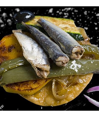 Piccole sardine in olio di oliva Ramón Peña 16/20 Unità