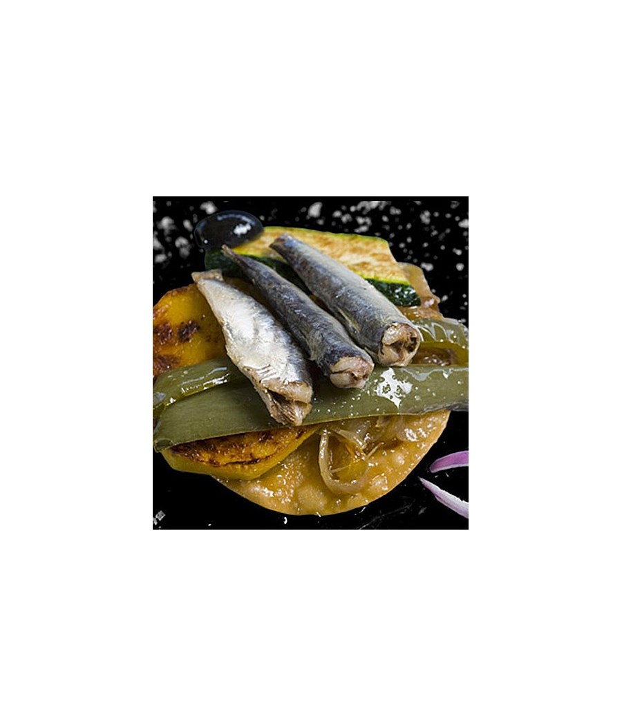 Piccole sardine in olio di oliva Ramón Peña 16/20 Unità