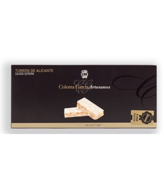 Turrón de Alicante "nougat" 200 g El Artesano, IGP Turron de Jijona