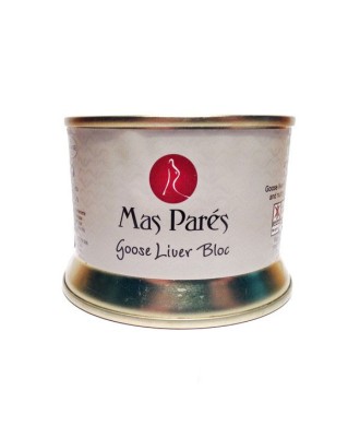 Bloc de foie gras d'oca natural Mas Parés  (135gr)