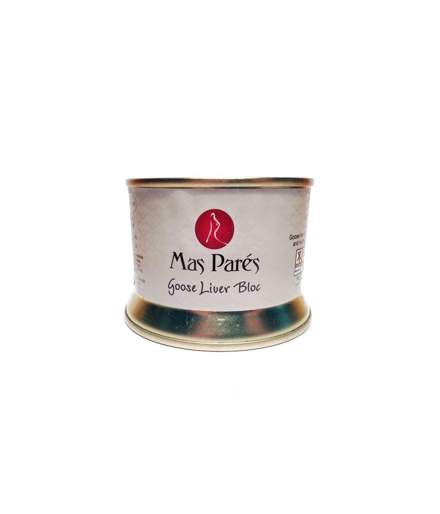 Bloc de foie gras d'oca natural Mas Parés  (135gr)