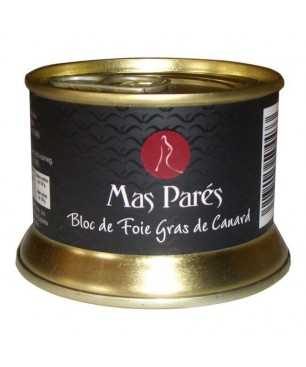 Bloc de Foie gras de pato Natural Mas Parés (130gr)