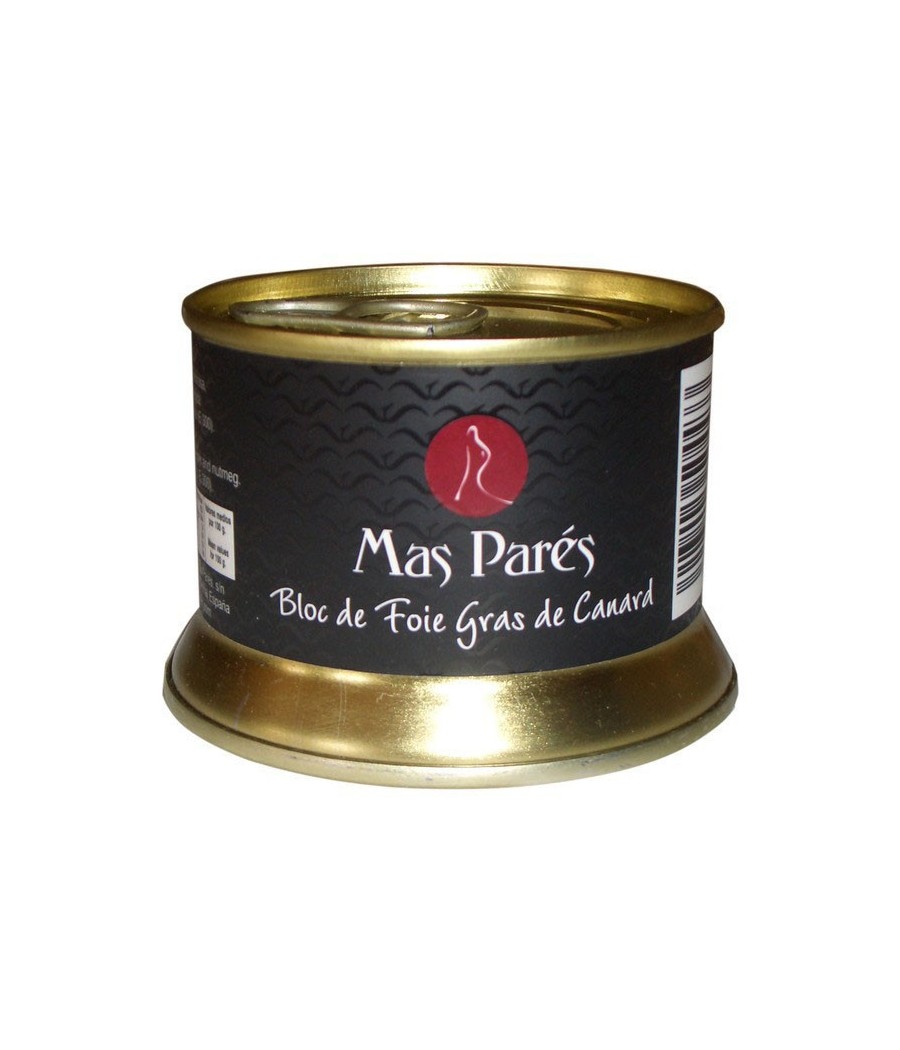 Bloc de Foie gras de pato Natural Mas Parés (130gr)