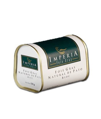 Bloc de foie gras d'ànec natural Imperia  (130gr)