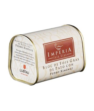 Bloc de Foie gras de pato al Pedro Ximenez Imperia. Lata de 130gr