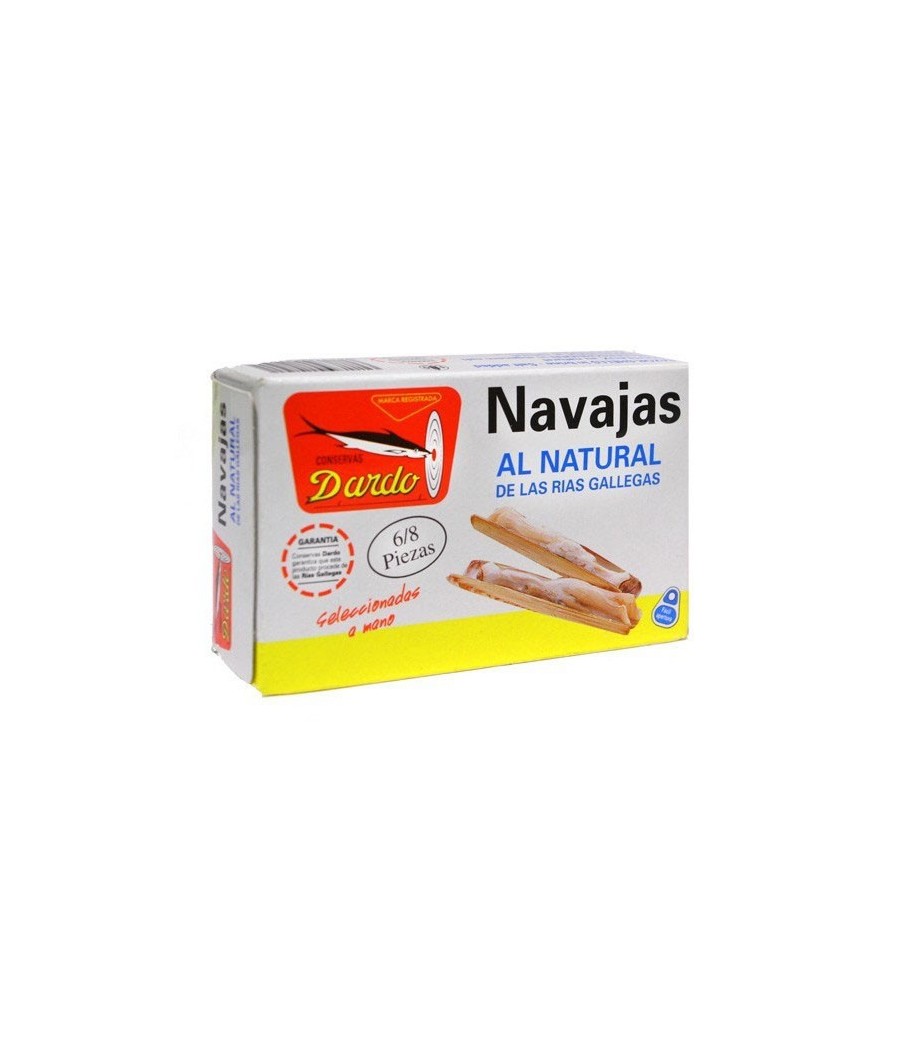  Natürliche Rasiermessermuscheln  3/5 Stück Dardo (Galizischen Rías)