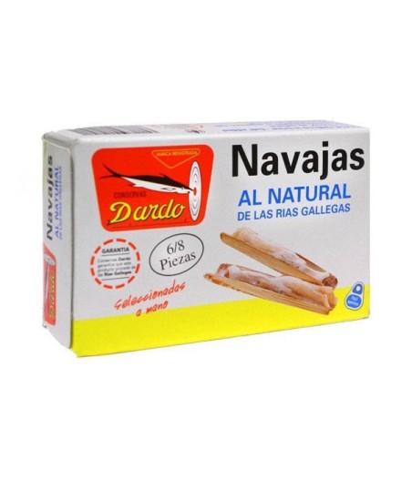 Navajas al natural 6/8 piezas Dardo (Rías gallegas)