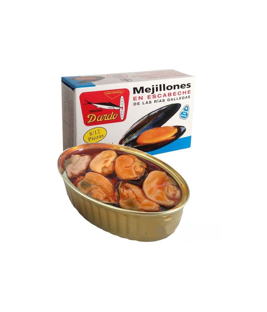 Mussels in escabeche Dardo 8/12 (Galician Rias)