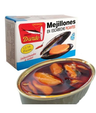 Mejillón en escabeche Dardo 12/16 (Rías Gallegas)