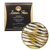 Piccole sardine in olio di oliva Ramón Peña 25-30 unità "Etichetta Nera"