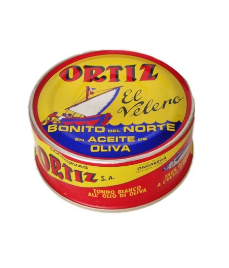 Tonno bianco Ortiz in olio di oliva 250gr