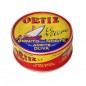 Ortiz Thunfisch der Sorte Bonito del Norte (Weißer Thunfisch) in Olivenöl 250gr