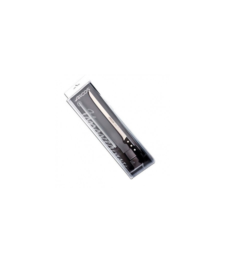 Pack cuchillo jamonero y afilador (chaira) Arcos