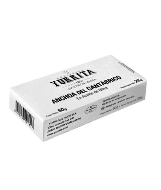 Cantabrian Anchovies in olive oil Yurrita  50g