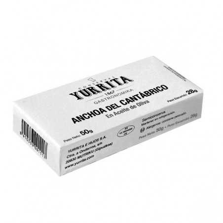 Cantabrian Anchovies in olive oil Yurrita  50g