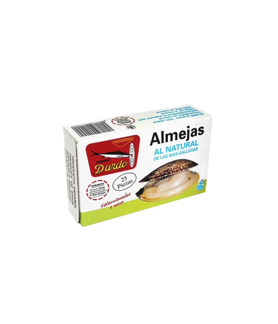 Almejas al natural 20-30 piezas Dardo (Rias Gallegas)