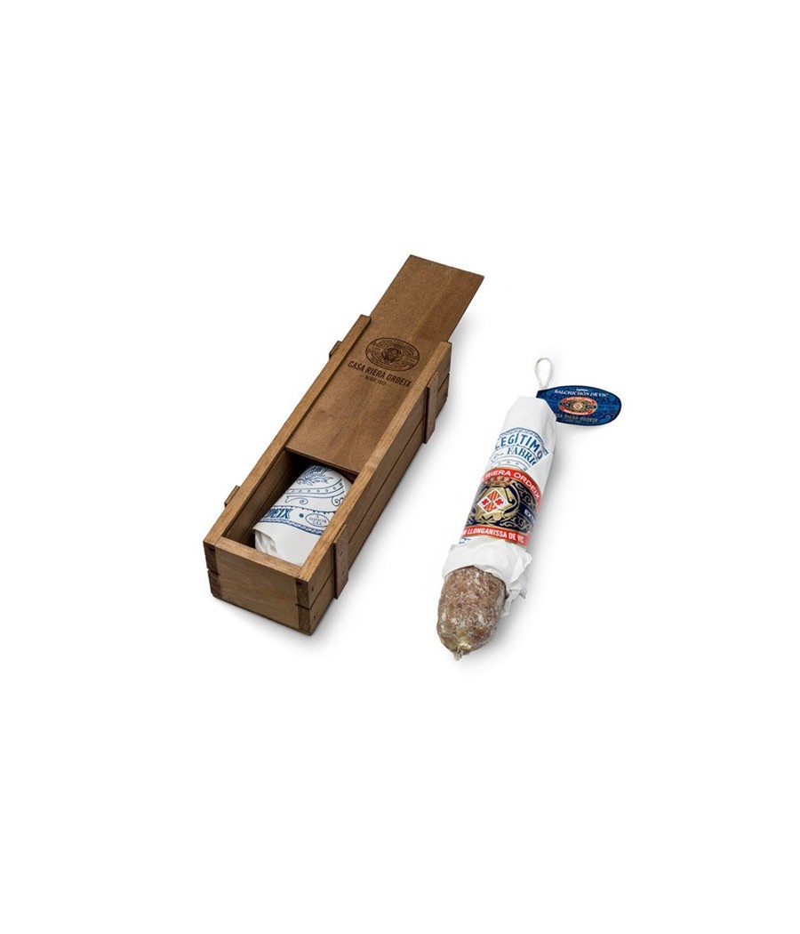 Saussage of Vic Casa Riera Ordeix 300 gr. (in box).