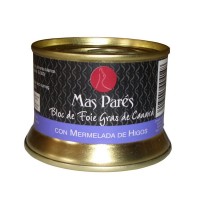 Milhojas de Foie gras de pato con higos Mas Parés (130gr)