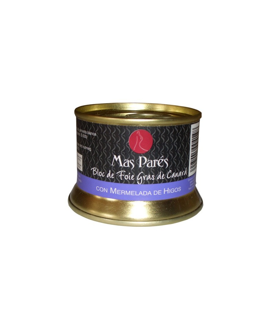 Duck foie gras with figs block Mas Parés (130gr)