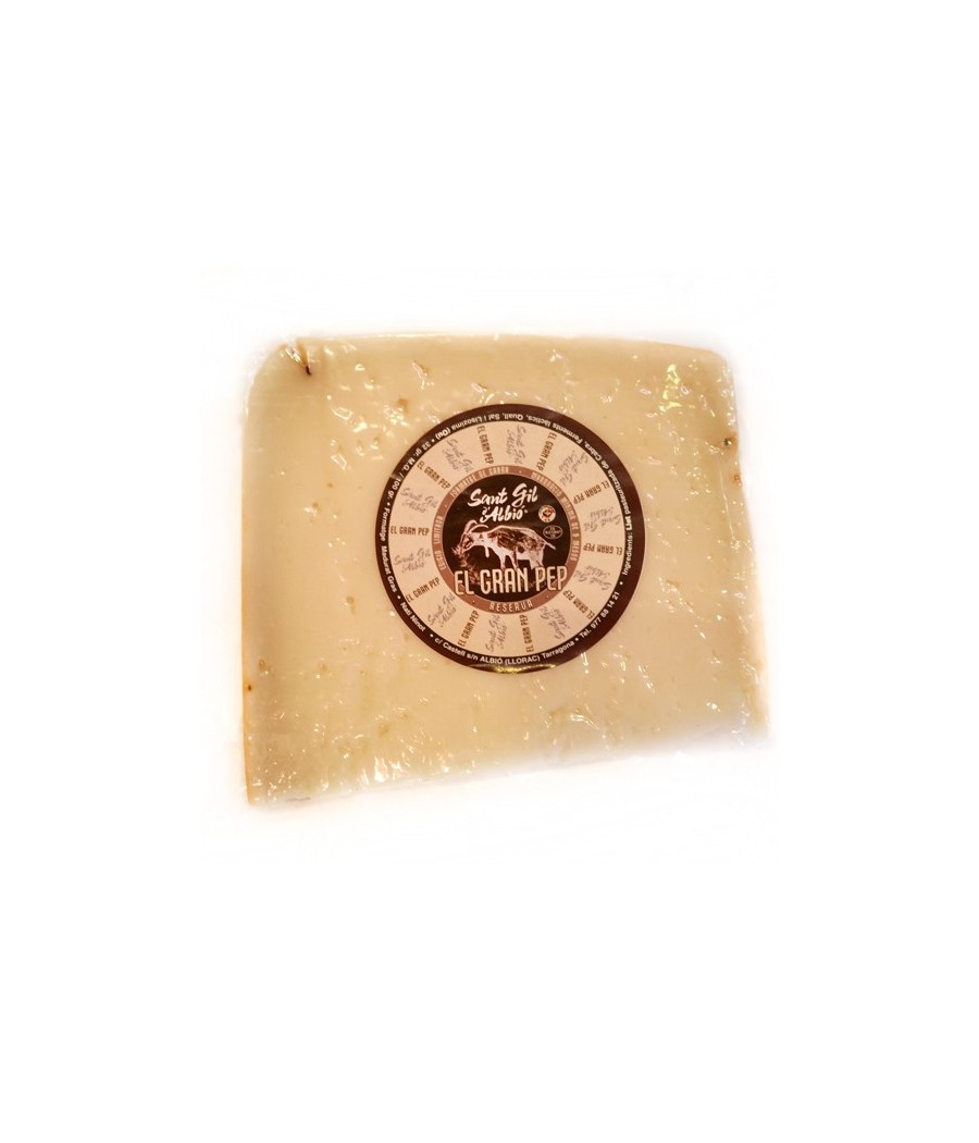 Aged cheese El Gran Pep Sant Gil Albió goat milk - PORTION