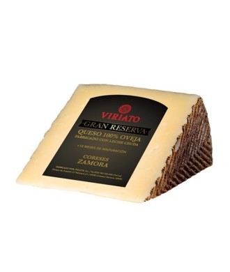 Cured cheese Viriato Gran Reserva with raw sheep milk - PORTION