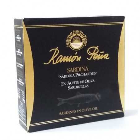 Sardines à l'Huile d'Olive Ramón Peña (30/35 unts) "Étiquette Noir "