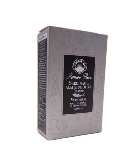 Sardines petites à l'huile d'olive épicé Ramón Peña 16/20 (RO125)