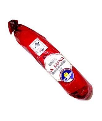 Sobrasada (majorcan sausage) Superior La Luna, IGP Sobrasada de Mallorca "the red one"