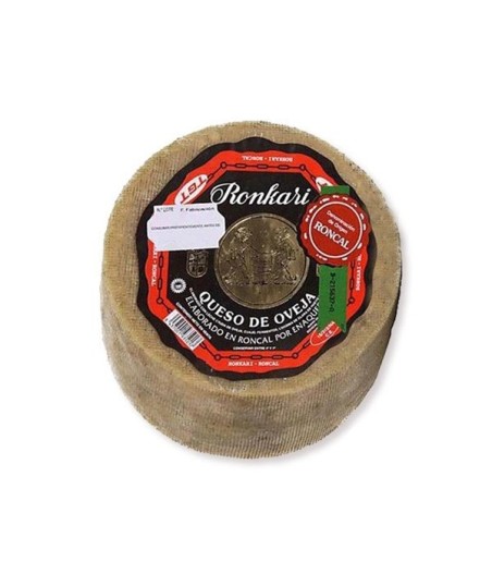 Käse Ronkari halbtrocken aus latxa Schafmilch 1Kg (Valle del Roncal)