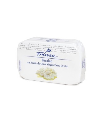 Bacalao en aceite de Oliva Virgen Extra, 120g Frinsa