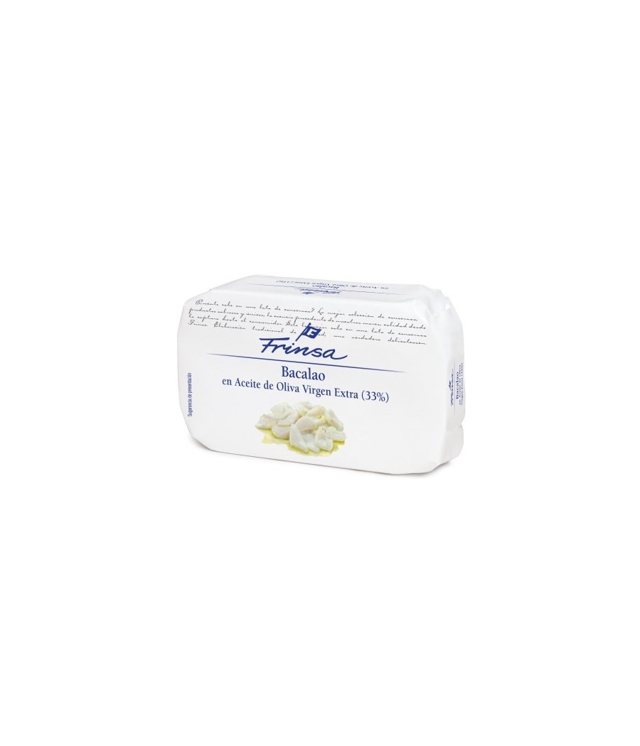 Bacalao en aceite de Oliva Virgen Extra, 120g Frinsa