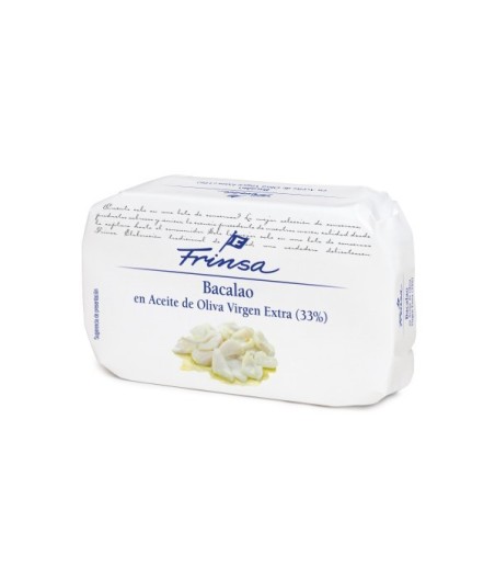 Bacalao en aceite de Oliva Virgen Extra, 120g Frinsa