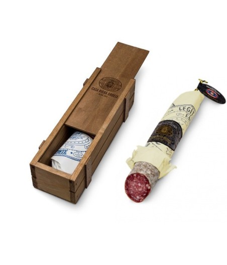 Salchichón of Vic cular Truffed, Casa Riera Ordeix, 300g (in box)