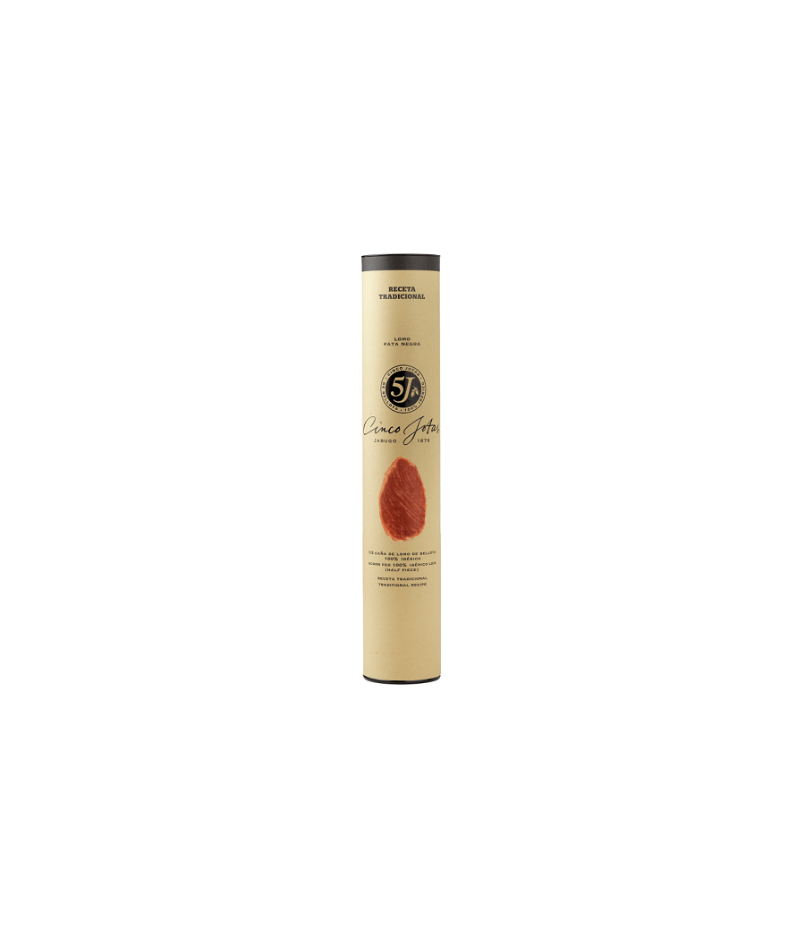 Lonza di maiale 100% Ibérico de Bellota semicircolare Cinco Jotas (5j) di Jabugo