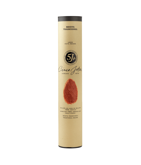 Lonza di maiale 100% Ibérico de Bellota semicircolare Cinco Jotas (5j) di Jabugo