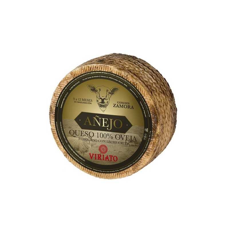 Dry cured Cheese Viriato Añejo with raw sheep milk WHOLE 2.6 kg