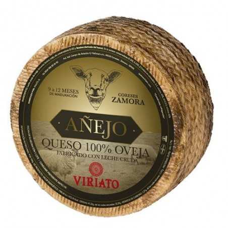 Viriato Añejo Trockenkäse aus roher Schafsmilch GANZE 2.6 kg