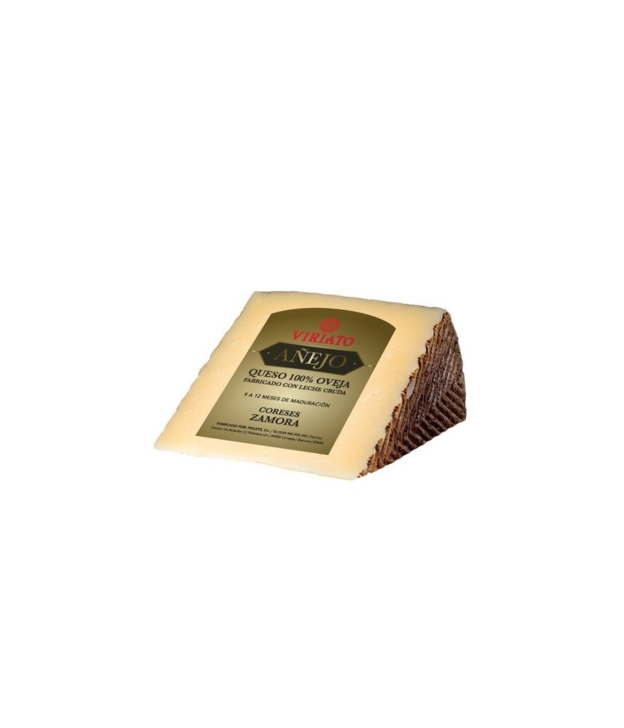 Dry matured Cheese Viriato Añejo with raw sheep milk PORTION